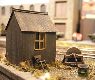 Little wooden hut